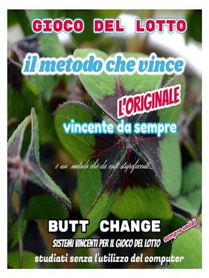 cover image of Gioco del lotto--Il Metodo Che Vince [Mat Marlin]